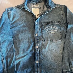 Zara Blue Denim Jacket